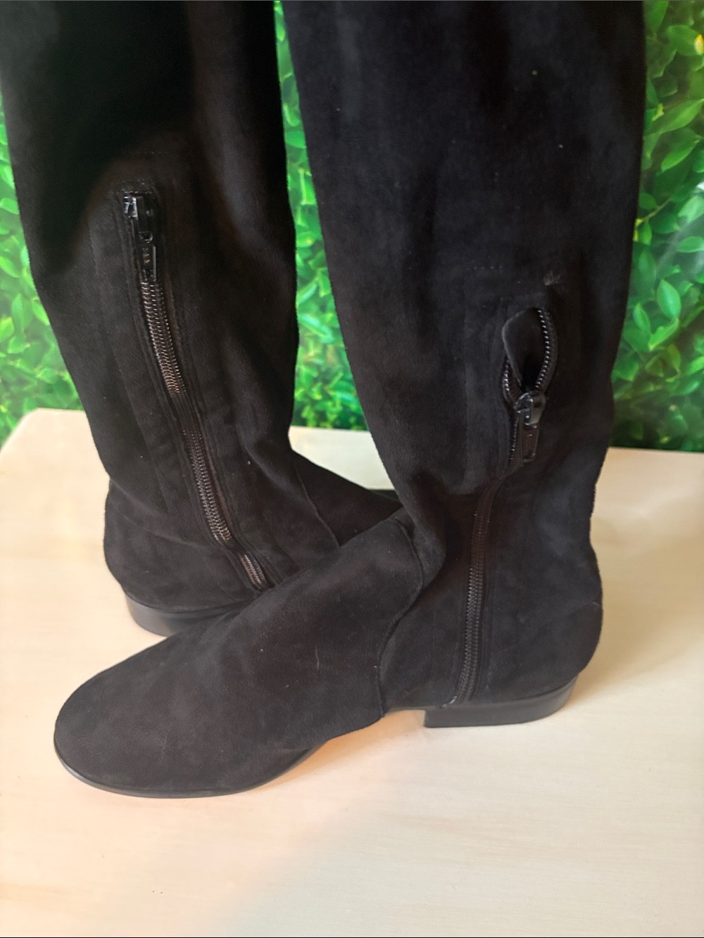 Gianni Biini Black Over-the-Knee Women's Boots - Picture 5 of 6